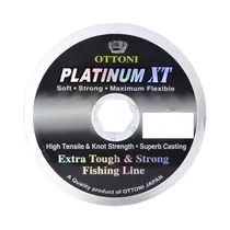 Hilo de Pesca Ottoni Monofilamento Platinum XT 15.6KG 0.35MM 270M Gris