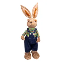 Coelhos Decorativos de Páscoa com Cenoura