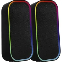 Speaker Gamer para PC Satellite AS-92007B RGB Bluetooth - Preto
