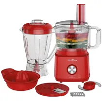 Multiprocessador Britânia BMP900V Processador + Liquidificador + Espremedor 220V ~ 50/60 HZ - Vermelho