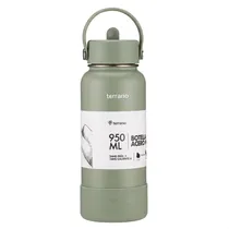 Terrano Botella Termica Bota+Pico 950ML Oliva Metalizado