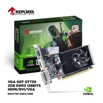 Placa de Video Keepdata Geforce GT 730, 2GB DDR3, 128BITS, 1X DVI 1X HDMI 1X VGA, KDGT730-2GD3