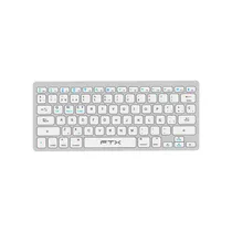 Teclado BT FTX FTXB1000 Ultra Slim BLT Espanhol Prata