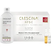 Kit Tratamento para Recréscimento e Anti-Queda Capilar Labo Cosprophar Crescina HSFC-1300 Man - 20 Ampolas + Shampoo 200ML