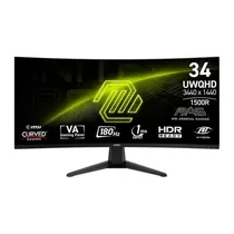 Monitor Gamer Curvo MSI Mag 346CQ Ultrawide 34" Uwqhd