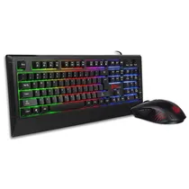 Teclado/Mouse Gamer Thermaltake Challenger USB RGB CM-CHC-WLXXPL-SP