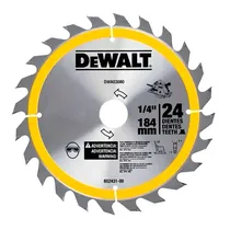 Disco Dewalt 7 1/4" 24T Normal DWA03080 – 7 1/4" / 24 Dentes