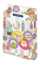 Set de Cubiertos Baby Tramontina 66970/010 Inox 4PZ 000489