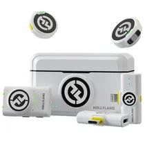 Microfone Sem Fio Hollyland Lark M2 Combo Lightning/USB-C - Branco