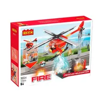 Cogo Bloques Cogo Serie Bomberos 164PZAS (Consig) Plastico 6+ Años Multicolor