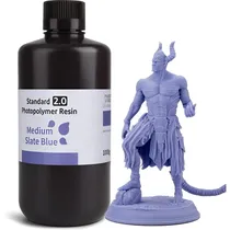 Resina para Impressora 3D Elegoo Standard V2.0 - Medium Slate Blue 1 KG