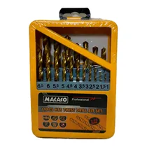 Jogo de Brocas Macaco – 19 Peças Titanium