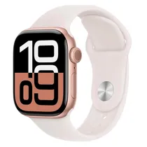 Relogio Apple Watch S11 42MM MEU04LW/A Aluminio Rose Gold (2025) - Sport Band s/M