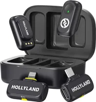 Microfono Hollyland Lark A1 Combo (2TX + 1RX USB-C + 1RX Lightning) - Anatel