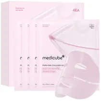 Máscara Facial Medicube PDRN Pink Collagen Gel Mask - Gelatinoso - 4 Peças - 28GR