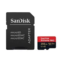Cartão de Memória Micro SD Sandisk Extreme Pro U3 V30 256GB Uhd 4K - SDSQXCD-256G-GN6MA