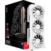 Placa de Vídeo XFX AMD Radeon RX9070XT Swift Pro Gaming, 16GB GDDR6, 256-Bit, RX-97TSWF3W9, Branco