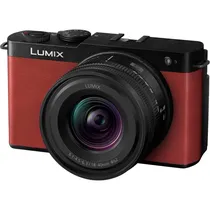 Câmera Panasonic Lumix DC-S9N Kit 18-40MM F/4.5-6.3 - Vermelho