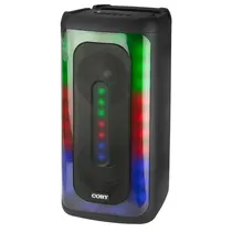 Caixa de Som Coby CY3344-4X2IN-10W-Ov / 10W / Bluetooth / USB / SD / com Microfone / 2X 4" - Preto