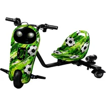Triciclo Elétrico Orvite F1 Robot 8.5" - LED - Recarregável - Capacete e Protetor - 62 Football