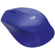 Mouse Sem Fio Logitech M280 Comfort Plus Até 1.000 Dpi - Azul