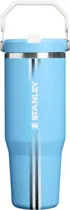 Garrafa Térmica Stanley Flip Straw Tumbler - 10-12043-1499 (887ML) Team Light Blue White