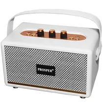 Speaker Prosper MK-321 / 60W com Bluetooth / Auxiliar / USB / TF / Micro SD - Branco