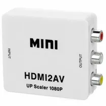 Adaptador Av HDMI p/Rca HDMI2AV Upscale Mini FHD*G