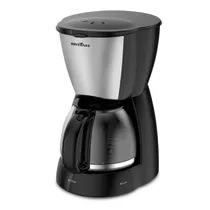 Cafeteira Britania BCF32A Inox Preta 800W 1.2L 220V
