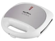 Sanduicheira Britânia Bello Pane Inox N Branco/Prata 110V