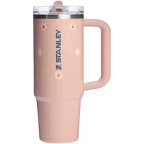 Copo Térmico Stanley The Flip Straw Quencher Protour Tumbler 10-12486-1195 - 1.18L - com Bico - Pink Dusk Stitch