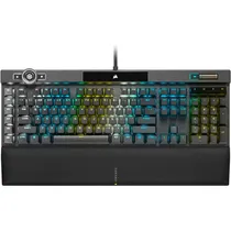 Teclado Gamer Corsair K100 RGB Cherry MX Speed USB - Preto