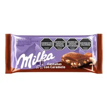 Milka Chocolate Castaña c/ Caramelo 155G