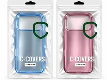 C-Covers Capa p/iPhone 18 Pro Max Clear Colores Varios