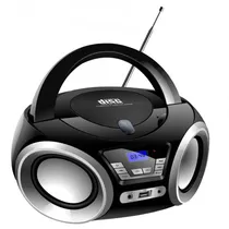 Megastar Radio Portatil MP1842BTB FM/ CD/ MP3/ USB/ Aux/ BT Bivolt Negro