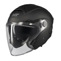 Capacete MT Helmets Cosmo SV Pure A1 - Aberto - Tamanho M - com Viseira Solar - Matt