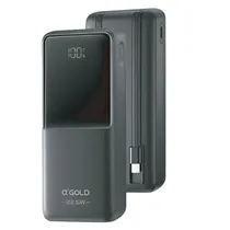 A'Gold Cargador Portatil Pro BTE-41 22.5W 20000MAH Negro