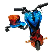 Moto Triciclo Eletrico Sonaki / 6.5" / com Bluetooth / LED / 36V / 350W - N2 Ice Fire