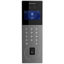 Vídeo Porteiro Hikvision DS-KD9203-FE6 Door Satation Acesso Facial - Cinza