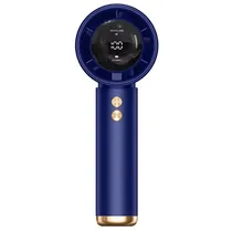 Mini Ventilador Portátil Hengda YQ10511 / 100 Niveis / Recarregavel - Azul