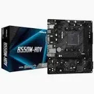Placa Mãe AMD AM4 Asrock B550M-HDV Micro ATX DDR4