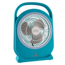Ventilador de Mesa Winningstar ST-4064 8" 6W/Recargable/USB-C/5VEL - Turquesa