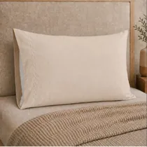 Funda de Almohada Simple Zhome 0.50X0.70CM - Beige