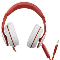 Fone de Ouvido Roadstar RS-310HP Branco/Vermelho