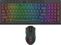 Teclado e Mouse Sem Fio Redragon S142 Preto (Inglês)
