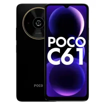 Smartphone Xiaomi Poco C61 Global 128GB 4GB Ram Dual Sim Tela 6.71" - Preto