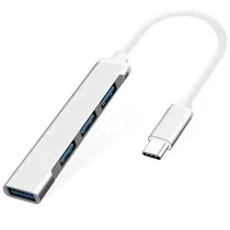 Hub USB Type-C 3.1 A 4 Portas USB 3.0 (Em Aluminio)