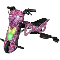 Triciclo Elétrico Audisat Moto TE-8MX 8" Bluetooth/Speaker - Purple (1 Mês de Garantia) (CX Feia)