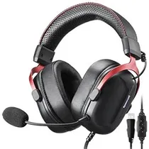Headset Gamer Redragon H312 Cybill / com Fio - Preto / Vermelho