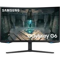 Monitor Gamer Smart Curvo Samsung Odyssey G6 LS32BG652EN 32" QHD 240 HZ / 1 MS - Preto